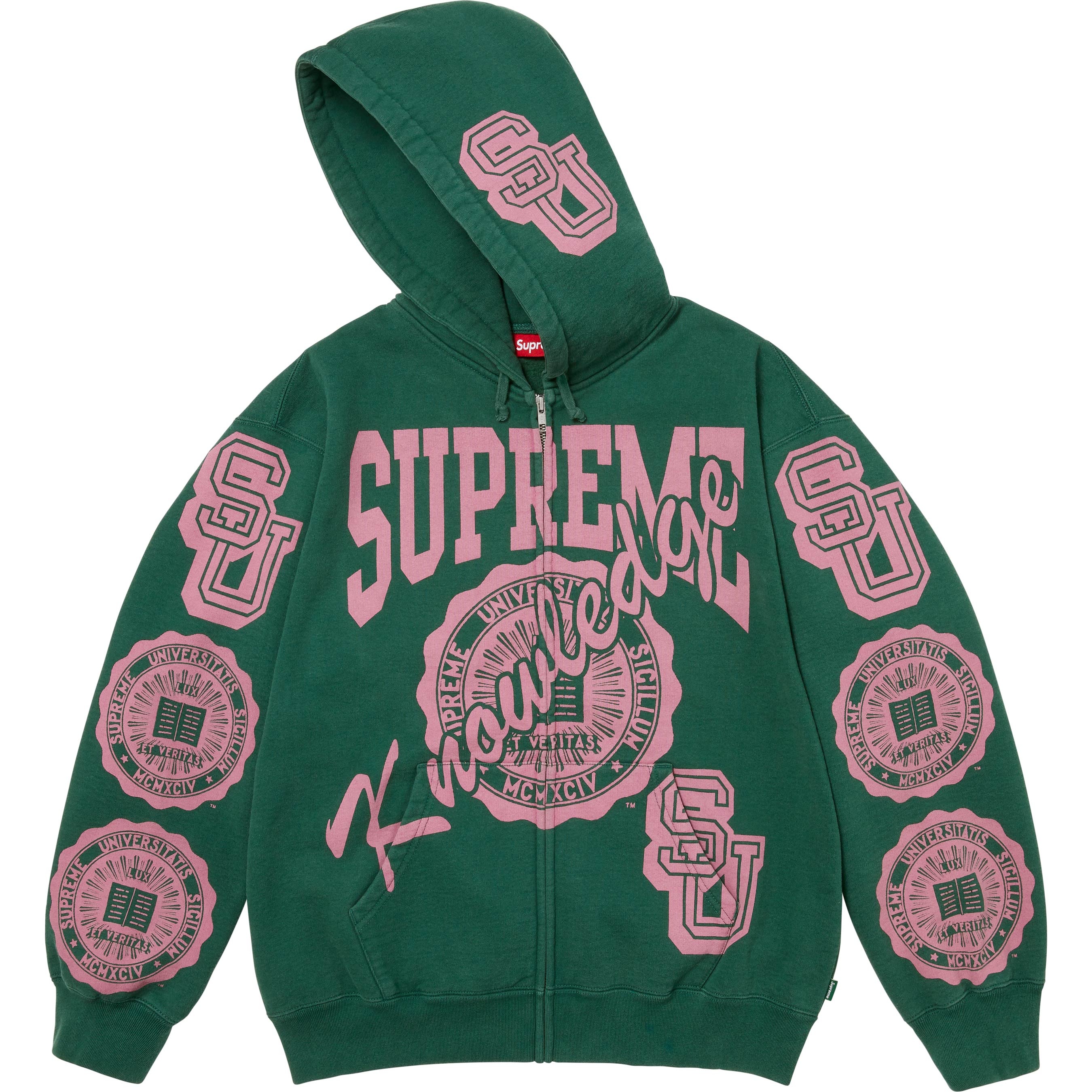 Knowledge Reigns Zip Up Hooded Sweatshirt view 10